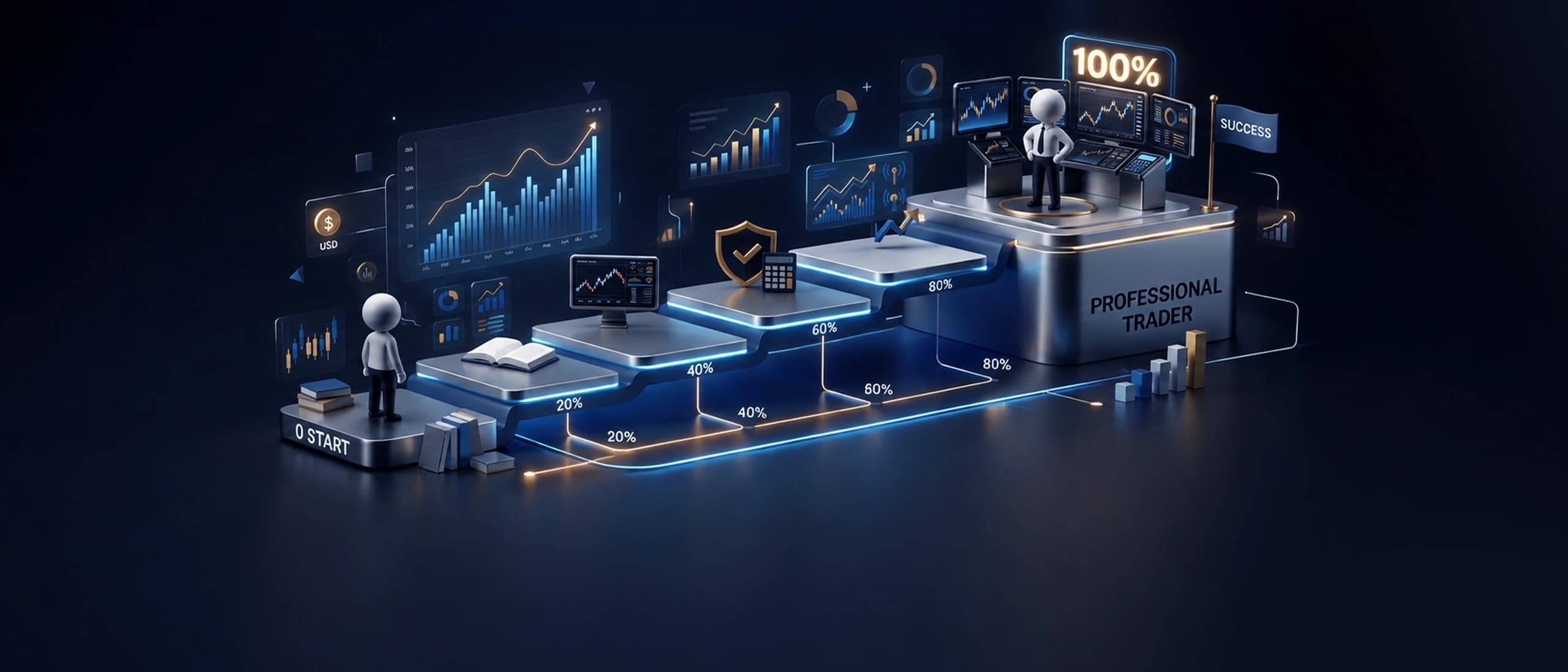Structured trading courses from beginner to professional at xChief Academy