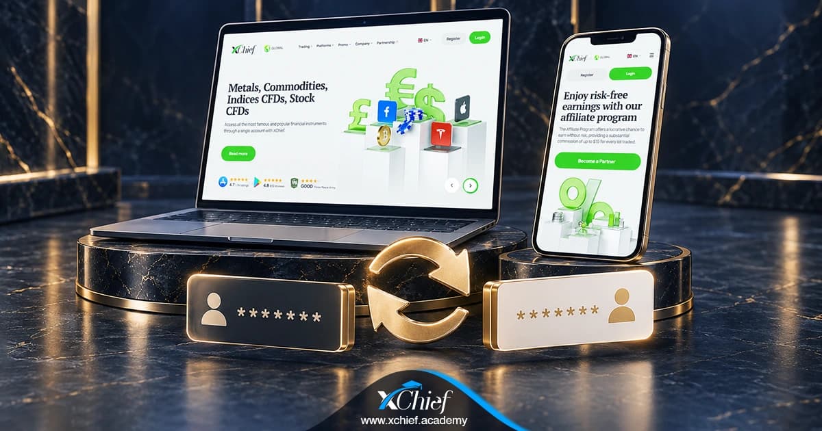 آموزش تغییر کد رفرال در ایکس چیف