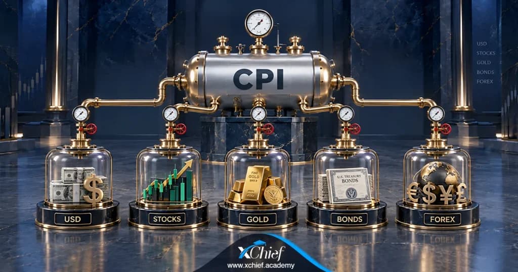 بررسی تأثیر CPI آمریکا بر بازارهای مالی مختلف
