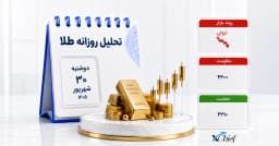 تحلیل طلا جهانی امروز 30 شهریور 1405