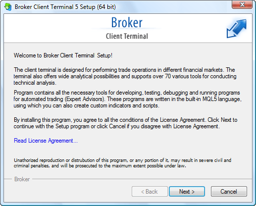 How to install Metatrader 5 on Windows